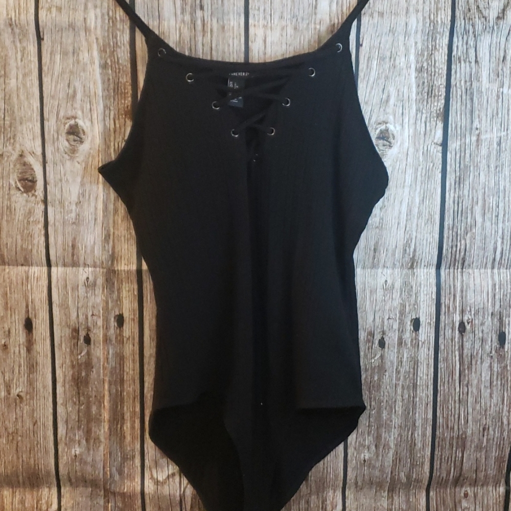 Forever 21 ribbed bodysuit